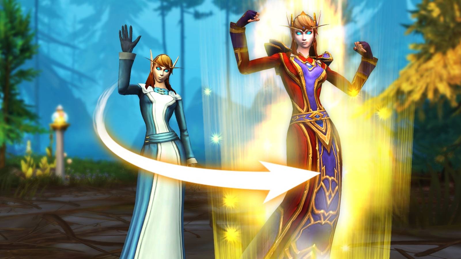 wow tww world first level 80 blood elf level boost