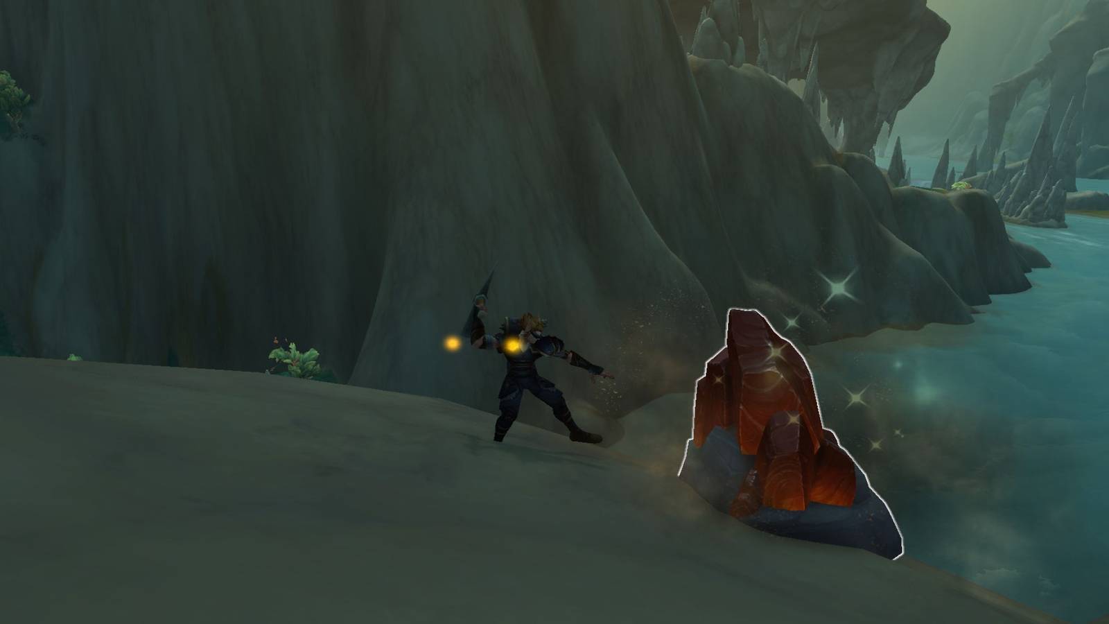 world of warcraft the war within mining player gathering aqirite