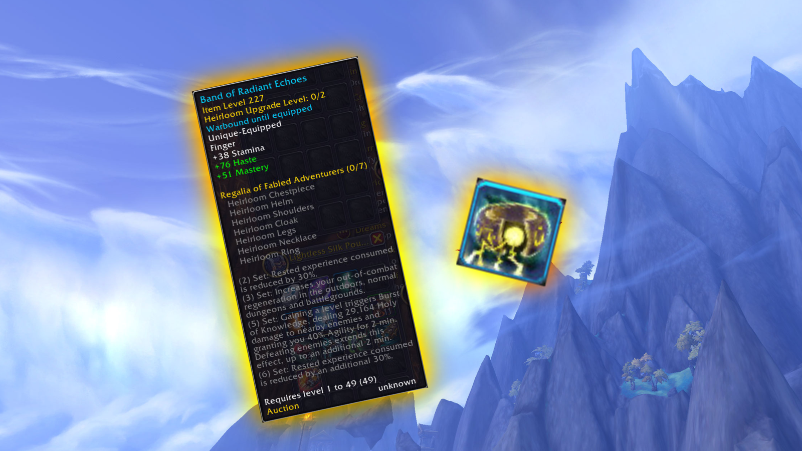 WoW TWW Band of Radiant Echoes Heirloom The War Within