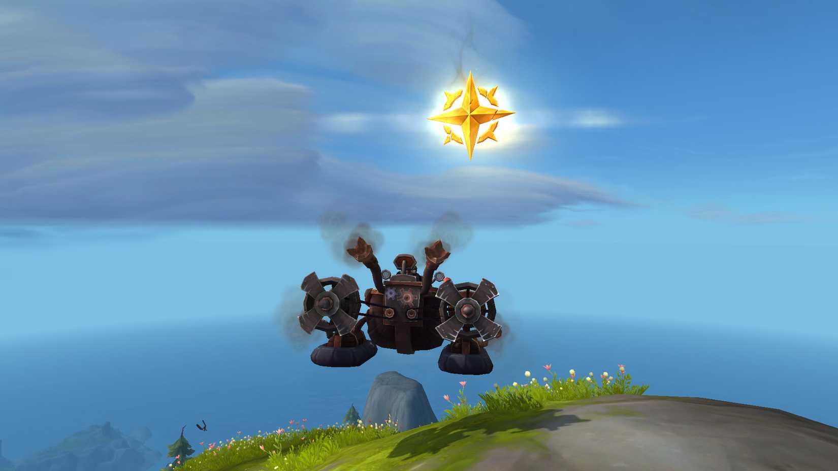 wow the war within skyriding glyph on top of meadery