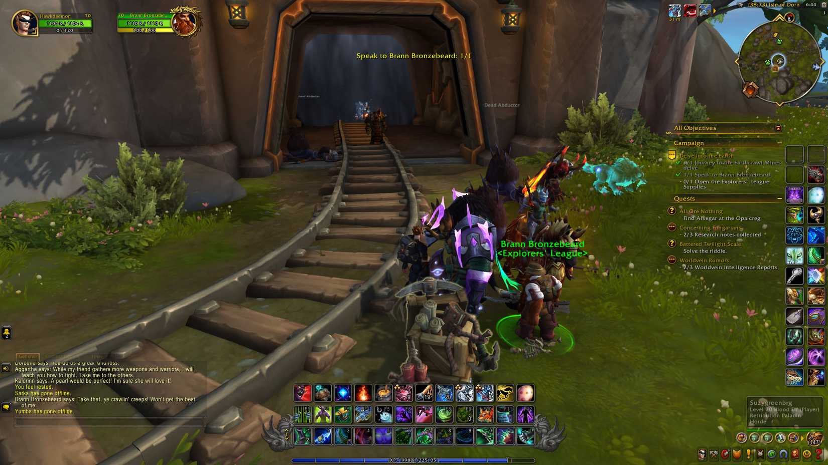 wow the war within player outside of a delve