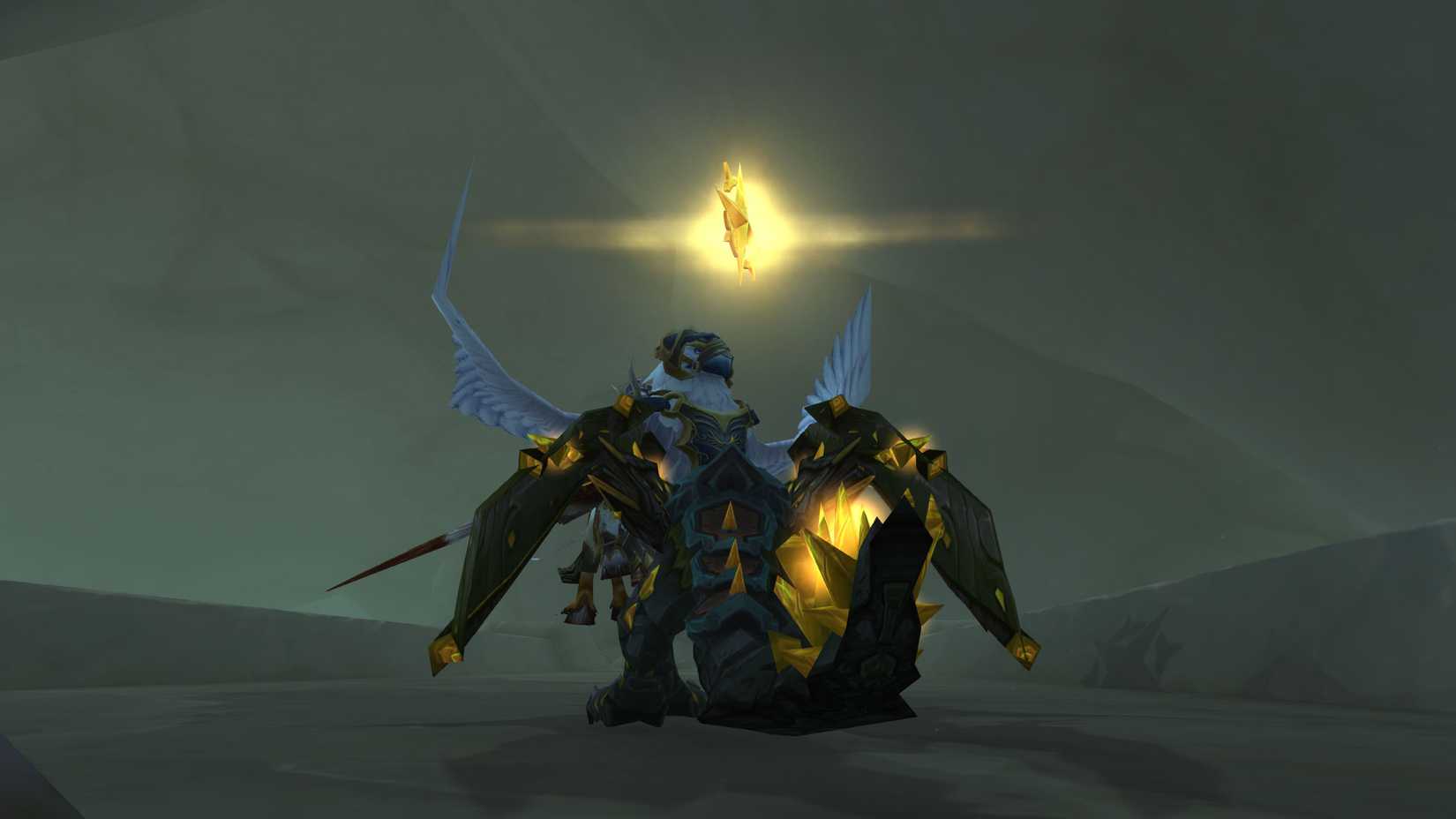 wow the war within skyriding glyph above taelloch