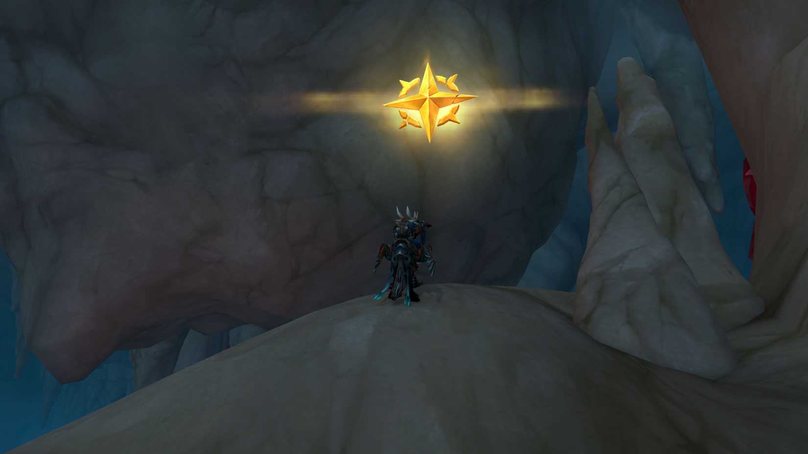 wow the war within image of a skyriding glyph in ringing deeps