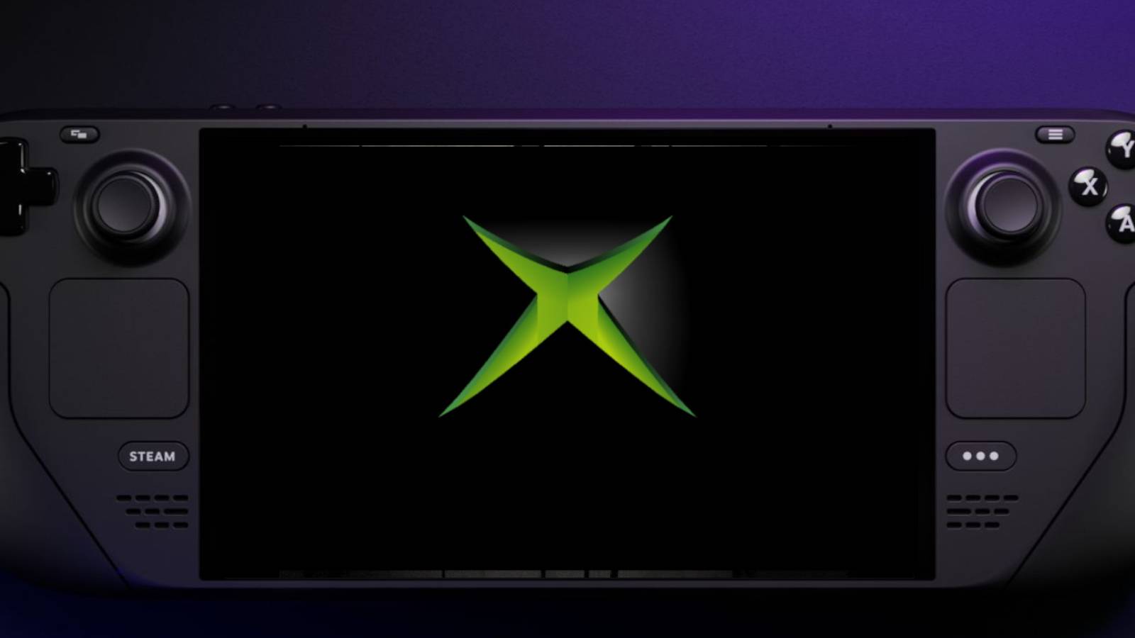 Xbox OG logo on the Steam Deck
