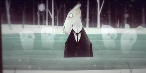 Encountering the Brook Horse in the lake