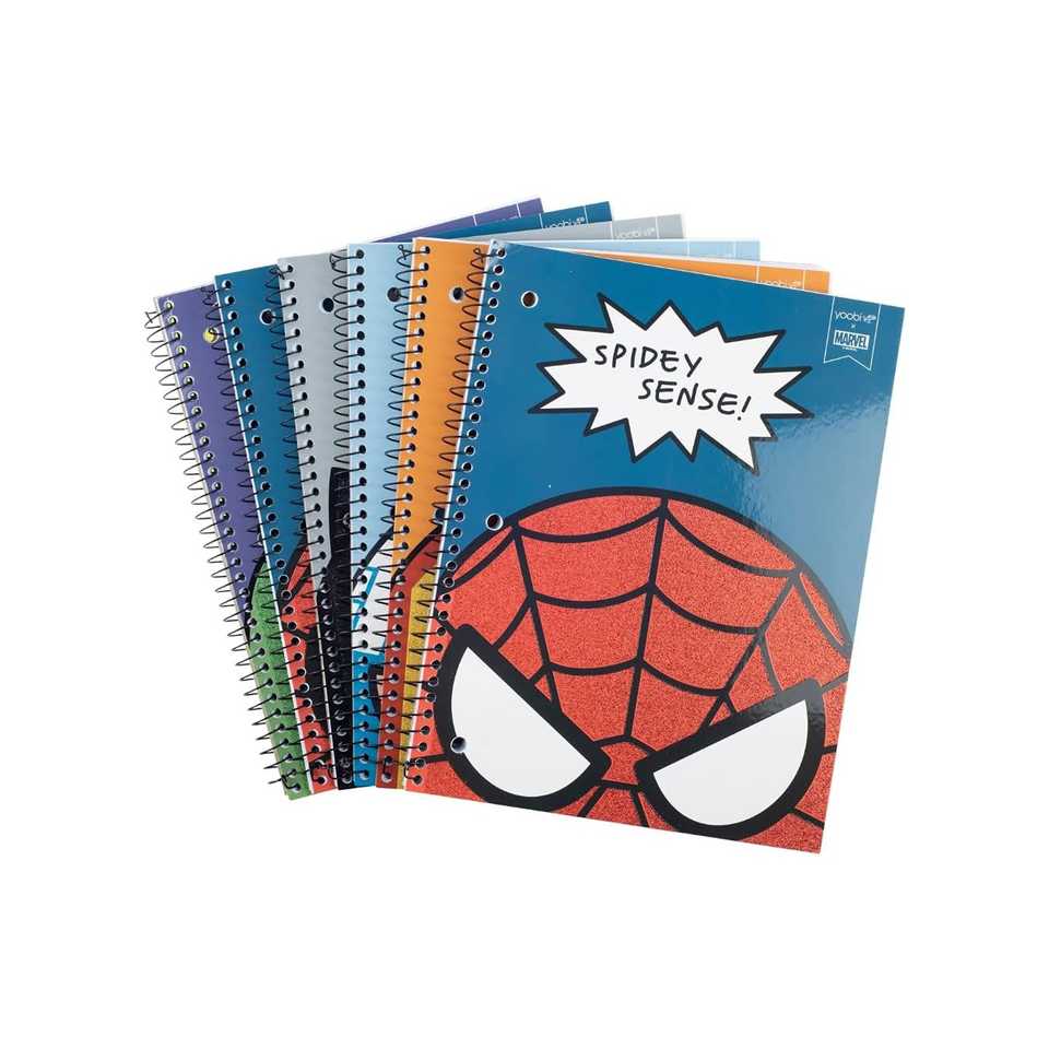 Yoobi X Marvel Spiral Notebook Set