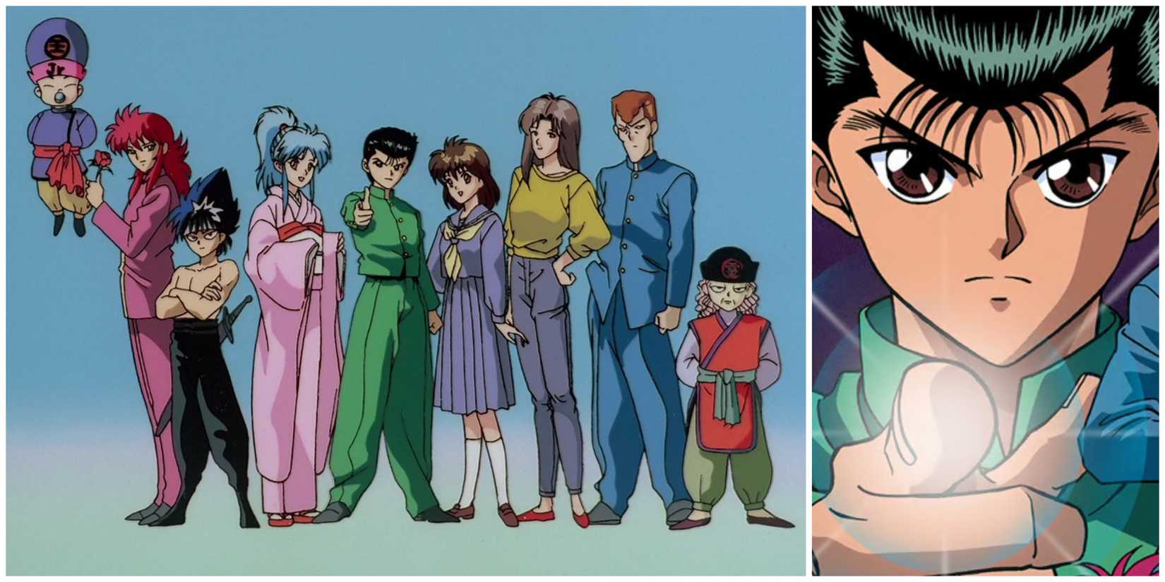 images from the anime Yu Yu Hakusho