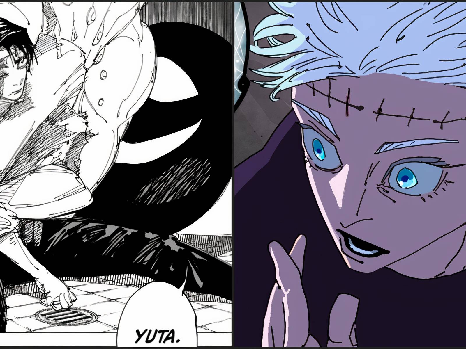 Yuta Okkotsu bersama karakter-karakter penting lainnya di scene climax episode akhir