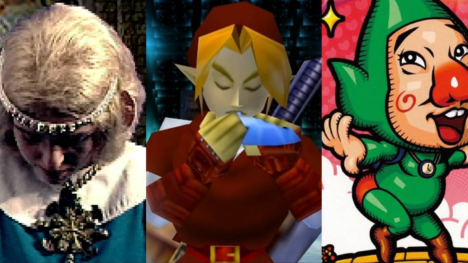 Zelda's Adventure, The Legend Of Zelda Collector's Edition, and Ripened Tingle's Balloon Trip Of Love