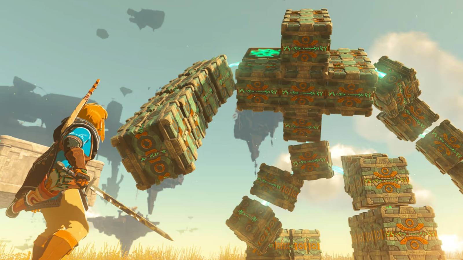 zelda: tears of the kingdom player duck boat