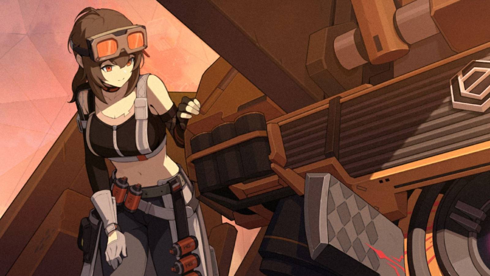 zenless zone zero grace with machine