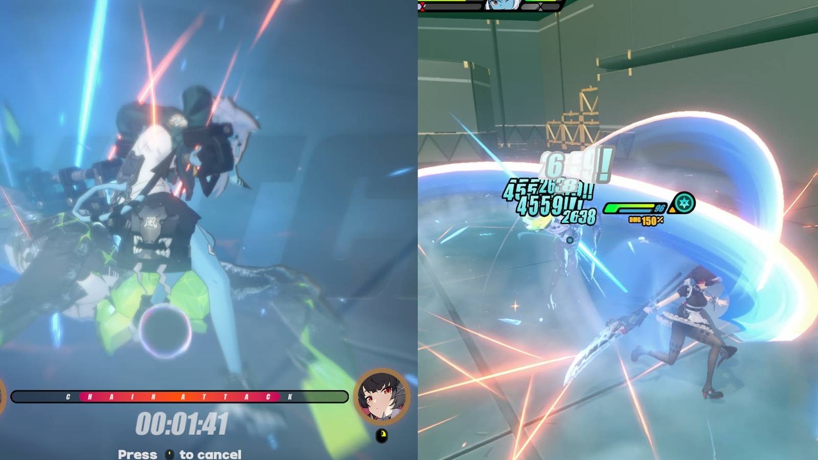 using a manual chain attack in Zenless Zone Zero