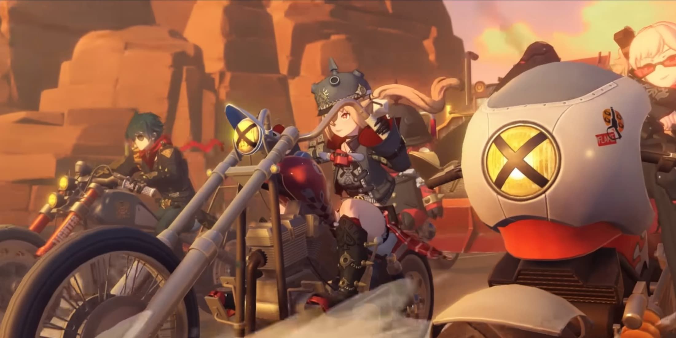 Lighter, Burnice, and Lucy in Zenless Zone Zero's release trailer