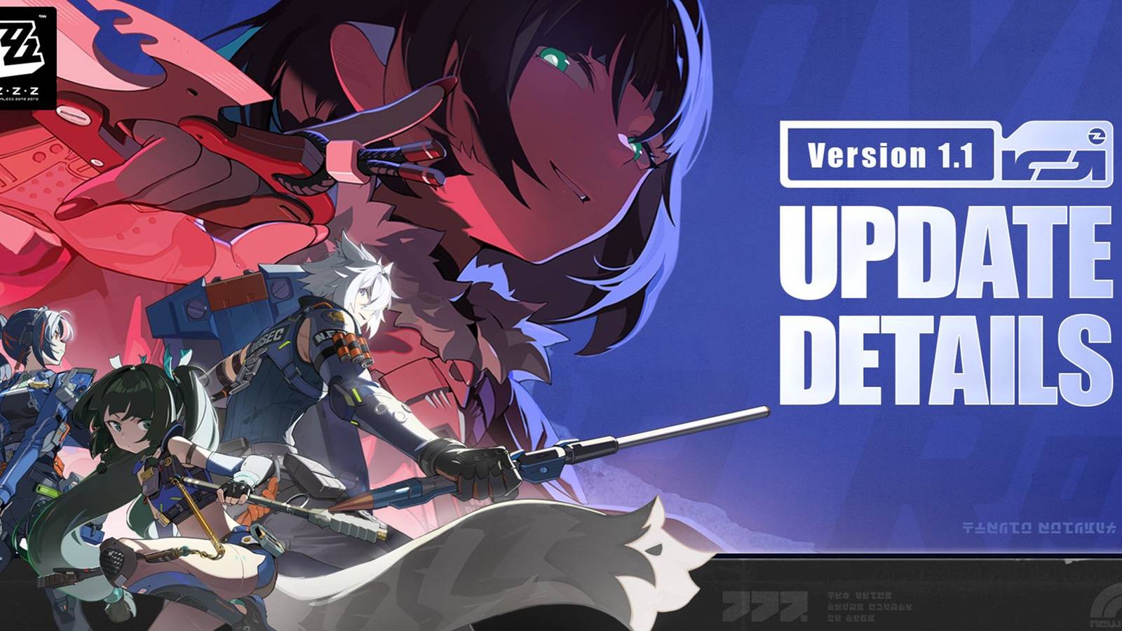 zenless zone zero update details for 1.1