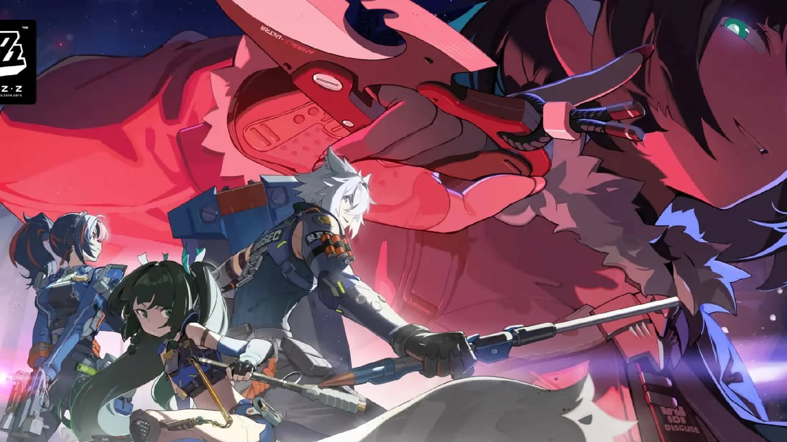 The key visual for Zenless Zone Zero's Version 1.1 update.