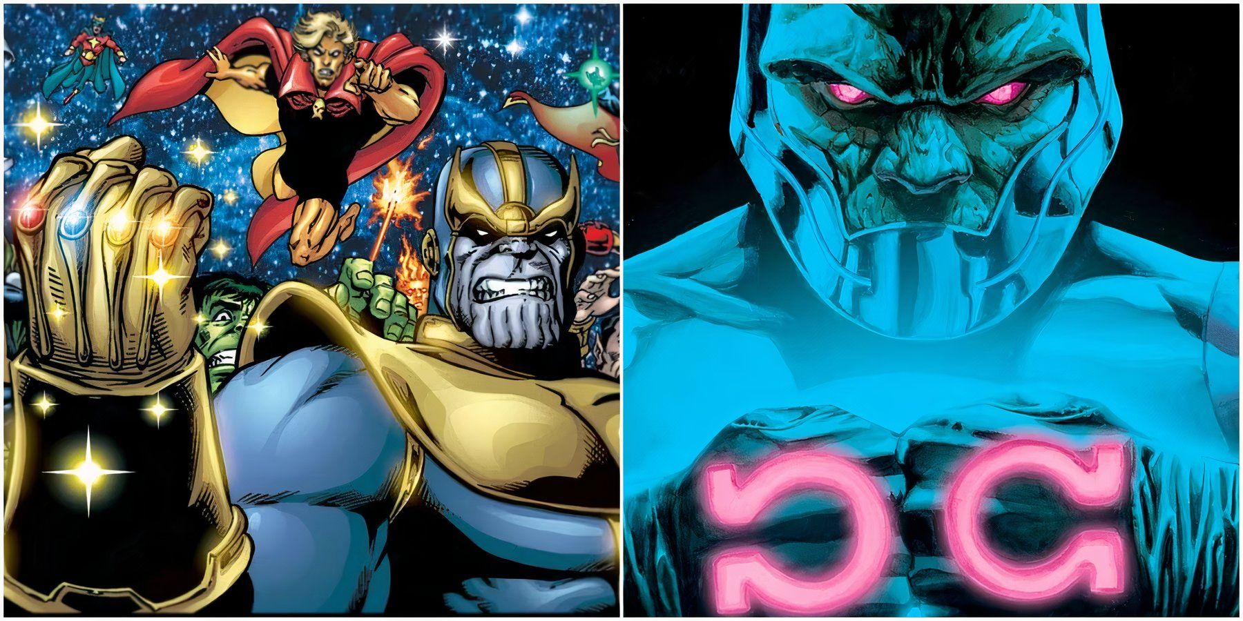 Darkseid Thanos Split Image