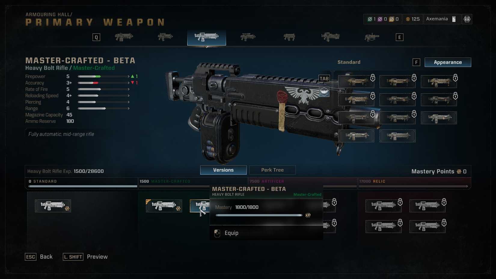 The Heavy Bolt Rifle and its variants in Space Marine 2
