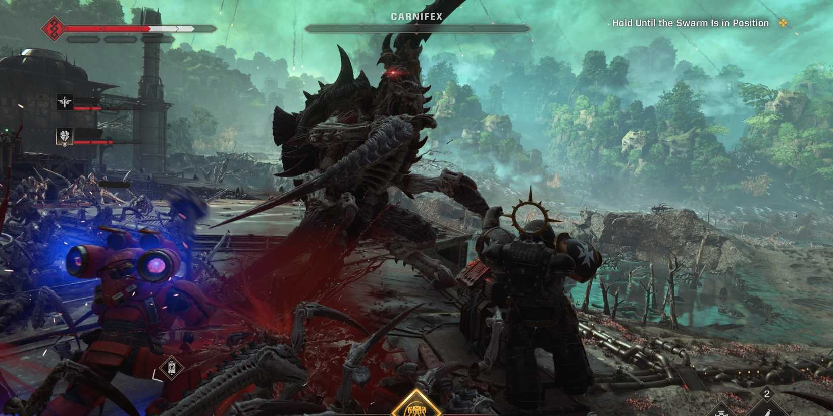 ultramarines fighting a carnifex