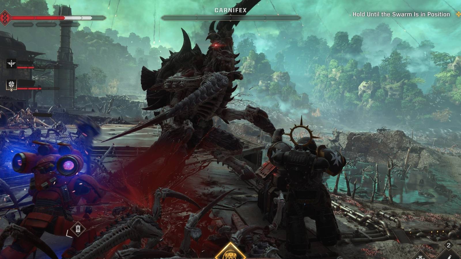 ultramarines fighting a carnifex