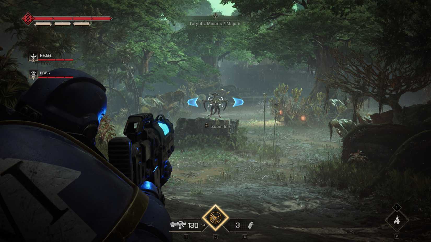 Charging up a Plasma Incinerator in Space Marine 2