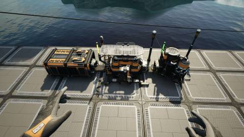 Simple semi-automated Biomass Burner layout in Satisfactory