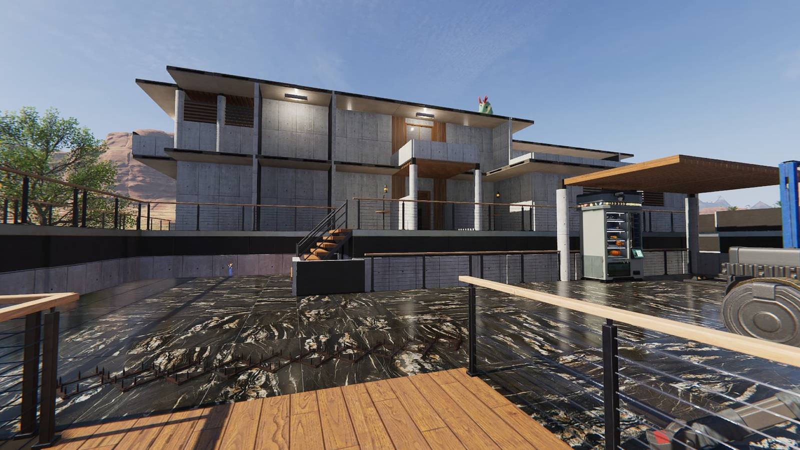 A player-made mansion in Once Human