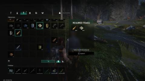 Turning in items for the Materials Matter quest in Once Human