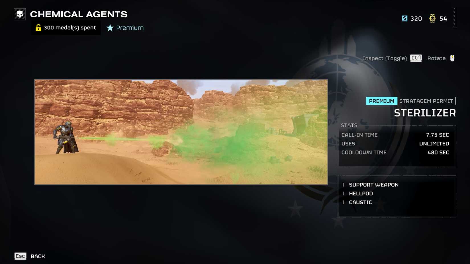 The Sterilizer in Helldivers 2