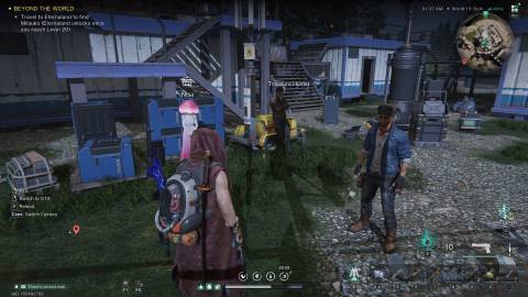 Treasure Hunter inside Greywater Camp in Once Human