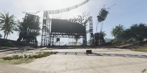 The cinema in Once Human Overlook Town