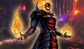 A picture of Dormammu in Marvel Comics
