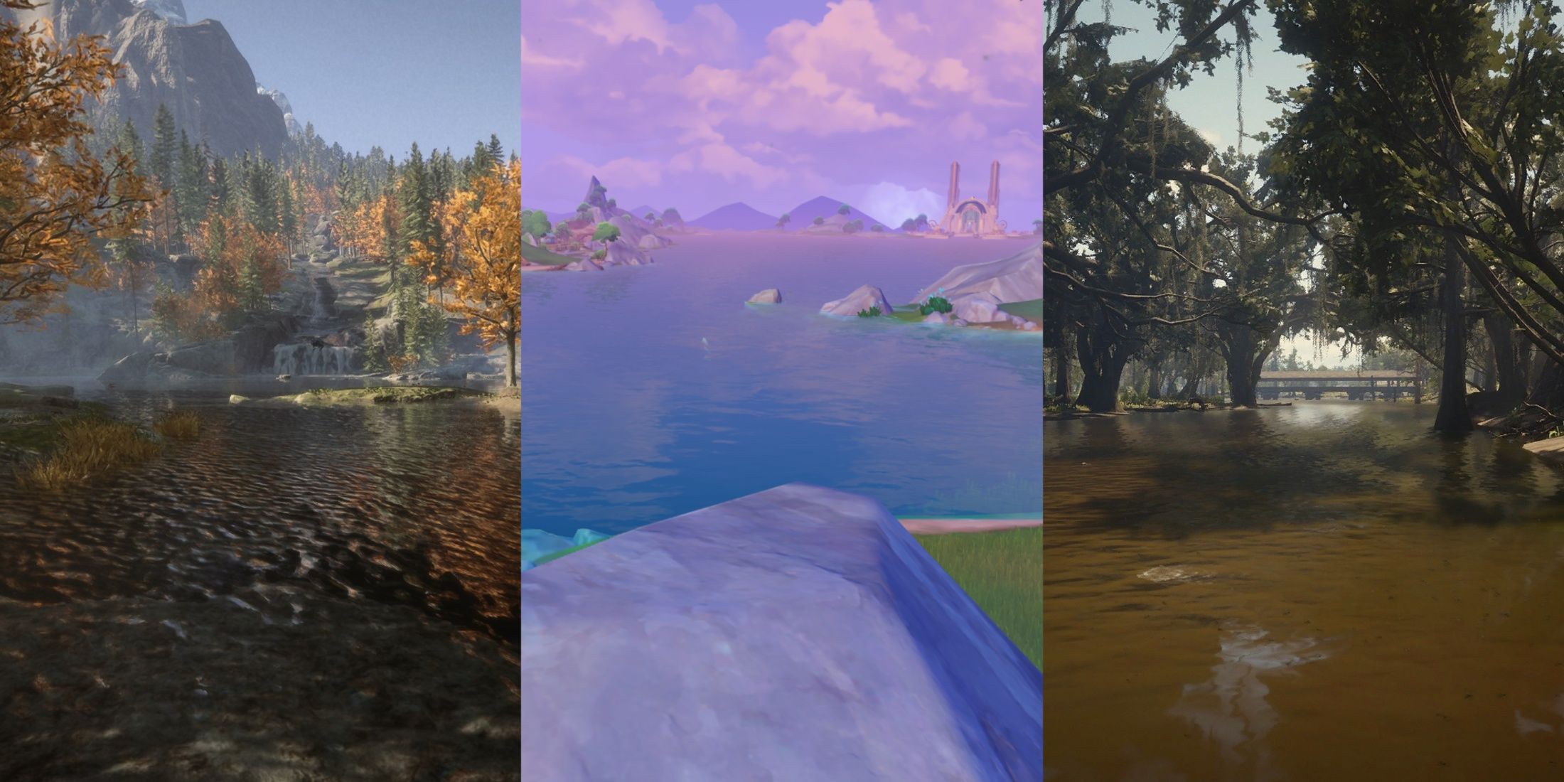 Some of the best open-world games feature stunning rivers to enthrall players