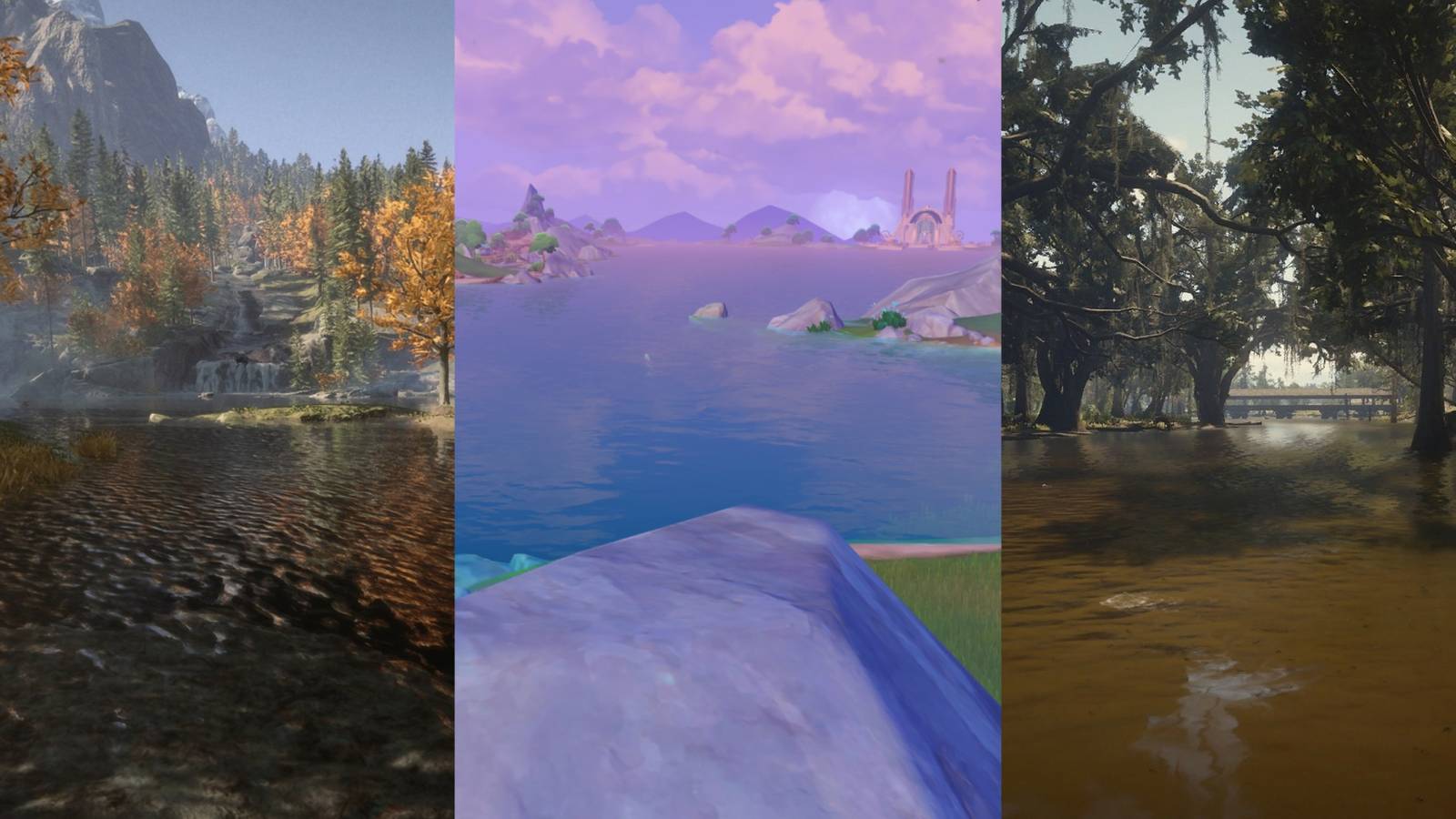 Some of the best open-world games feature stunning rivers to enthrall players