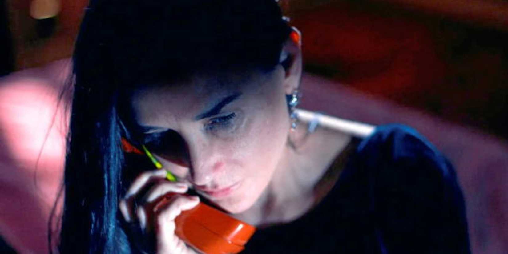 Elizabeth on the phone