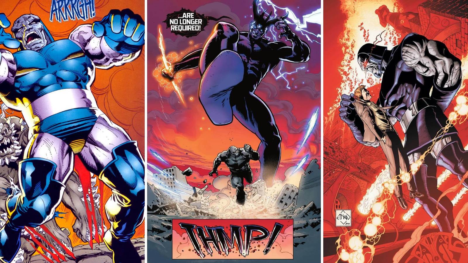 Multiverse Variants of Darkseid from DC
