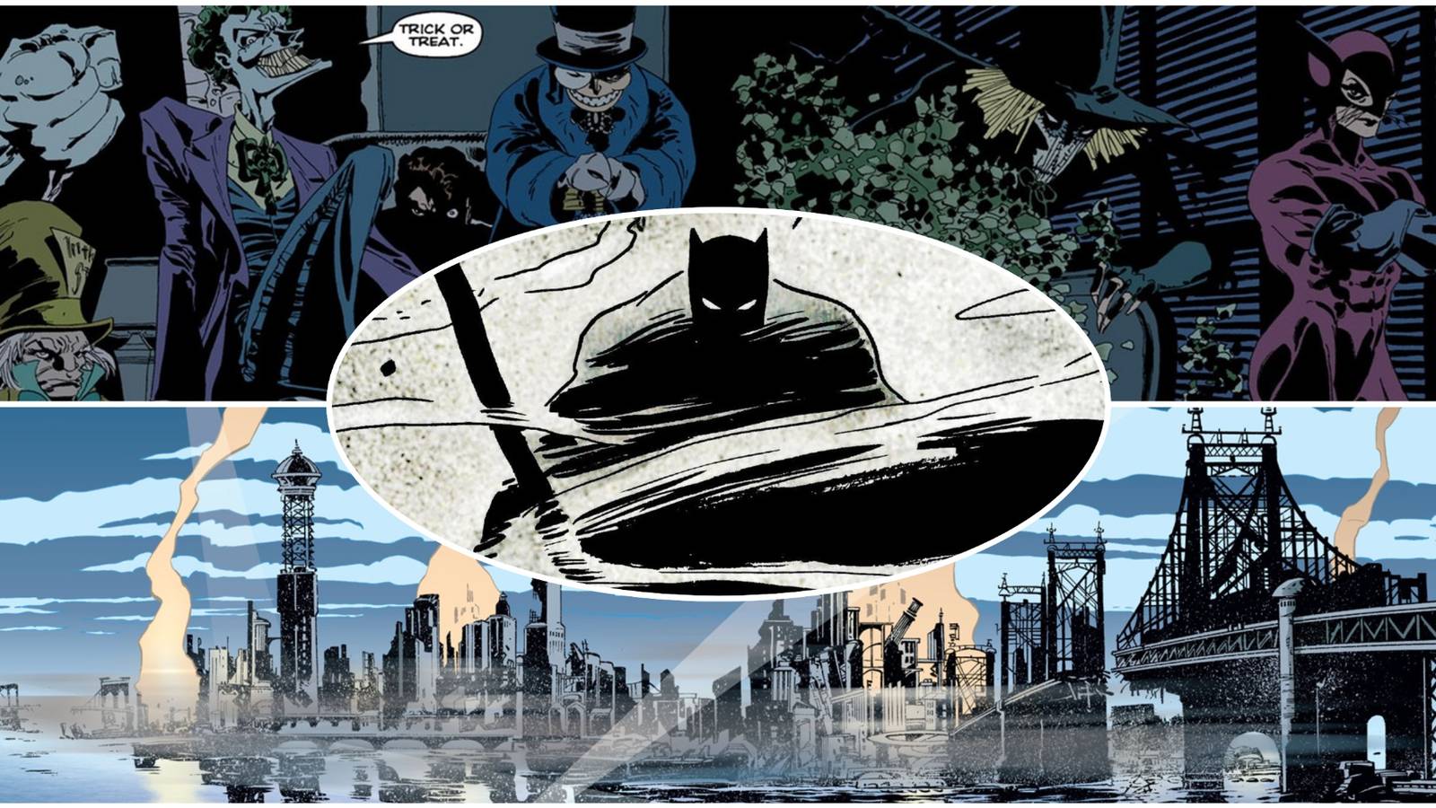 Important Batman Stories- The Long Halloween Batman: Year One No Man's Land