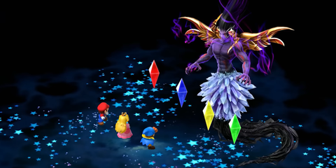 A Cast Of Super Mario RPG Characters Confront Culex