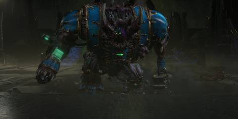 A Helbrute in Space Marines 2