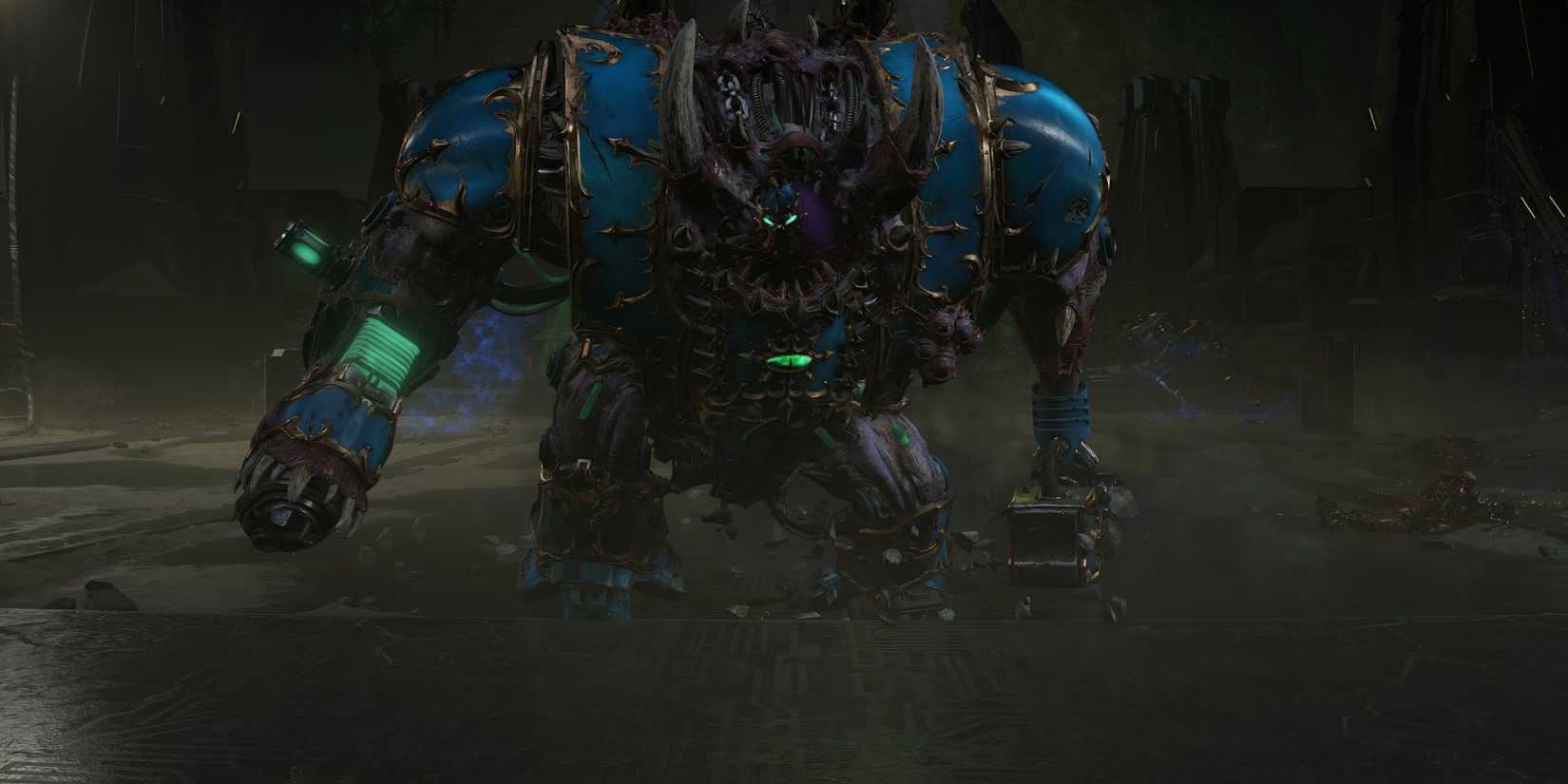 A Helbrute in Space Marines 2