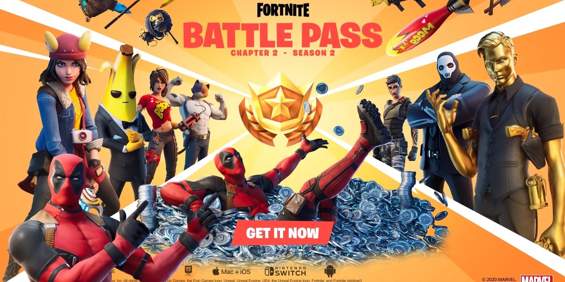 Лучшие коллаборации Marvel в Fortnite