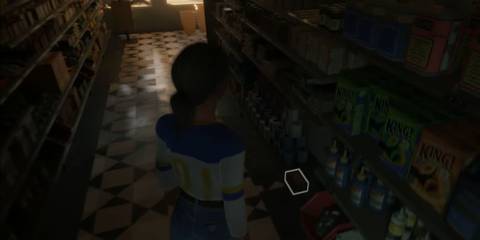 Ailse of drug store Waterlogged shoe Trinket The Casting of Frank Stone