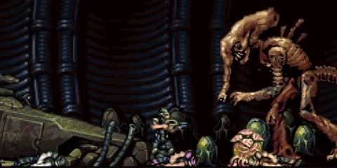 Aliens Infestation gameplay