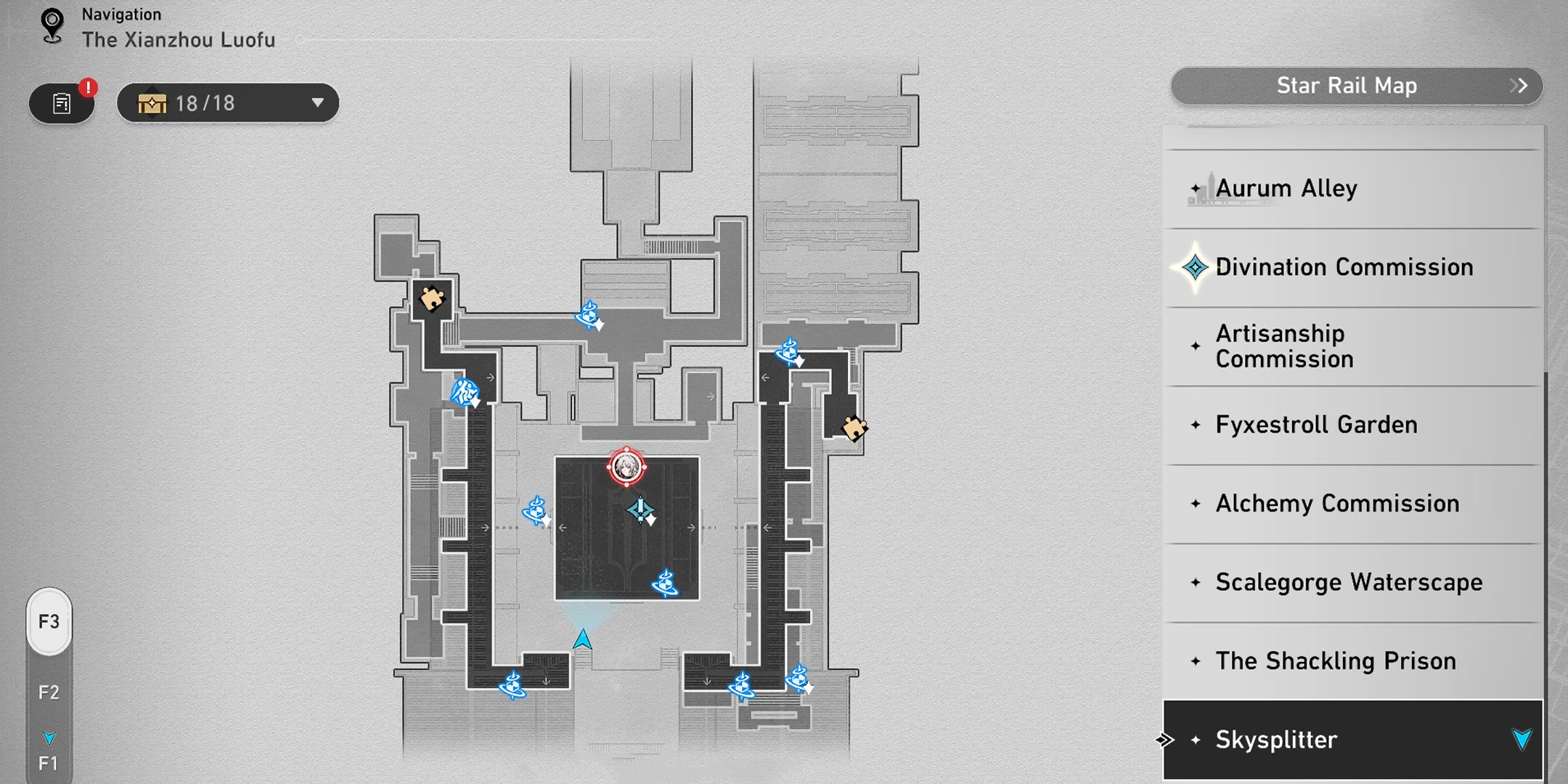 Skysplitter Chest Locations In HSR - Honkai: Star Rail