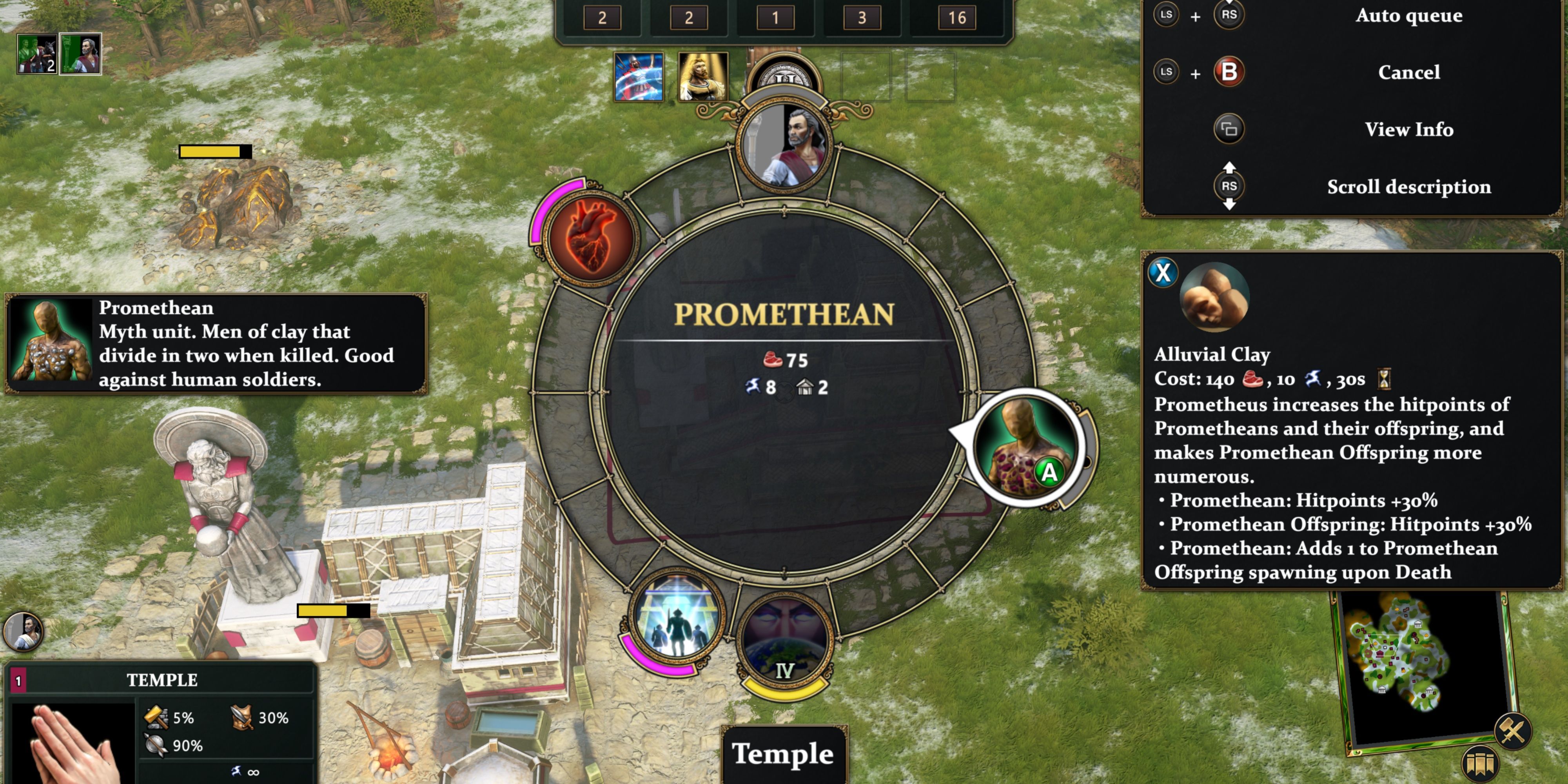 How Promethean Units Work in Age of Mythology: Retold