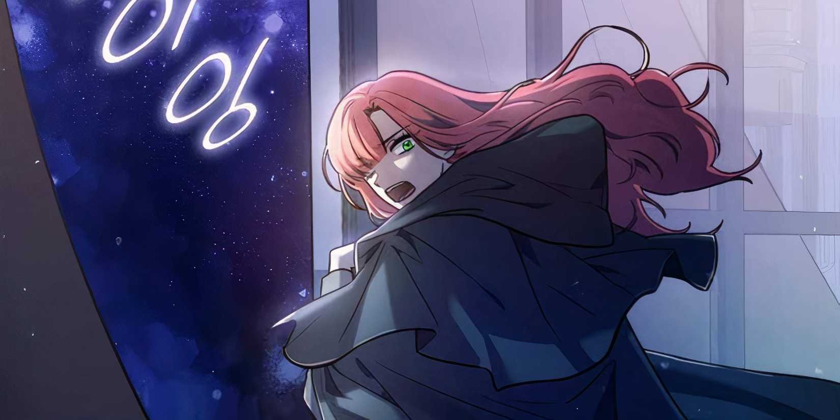 Amy Karmis fleeing from Shirone's room through the window Infinite Mage