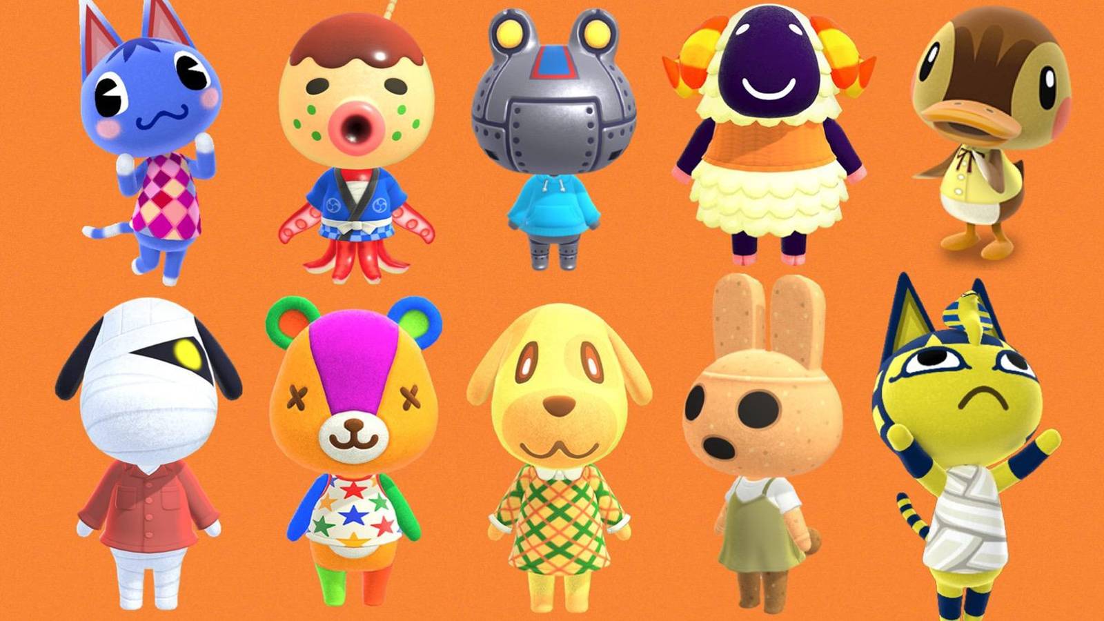 animal-crossing-villagers-orange-background