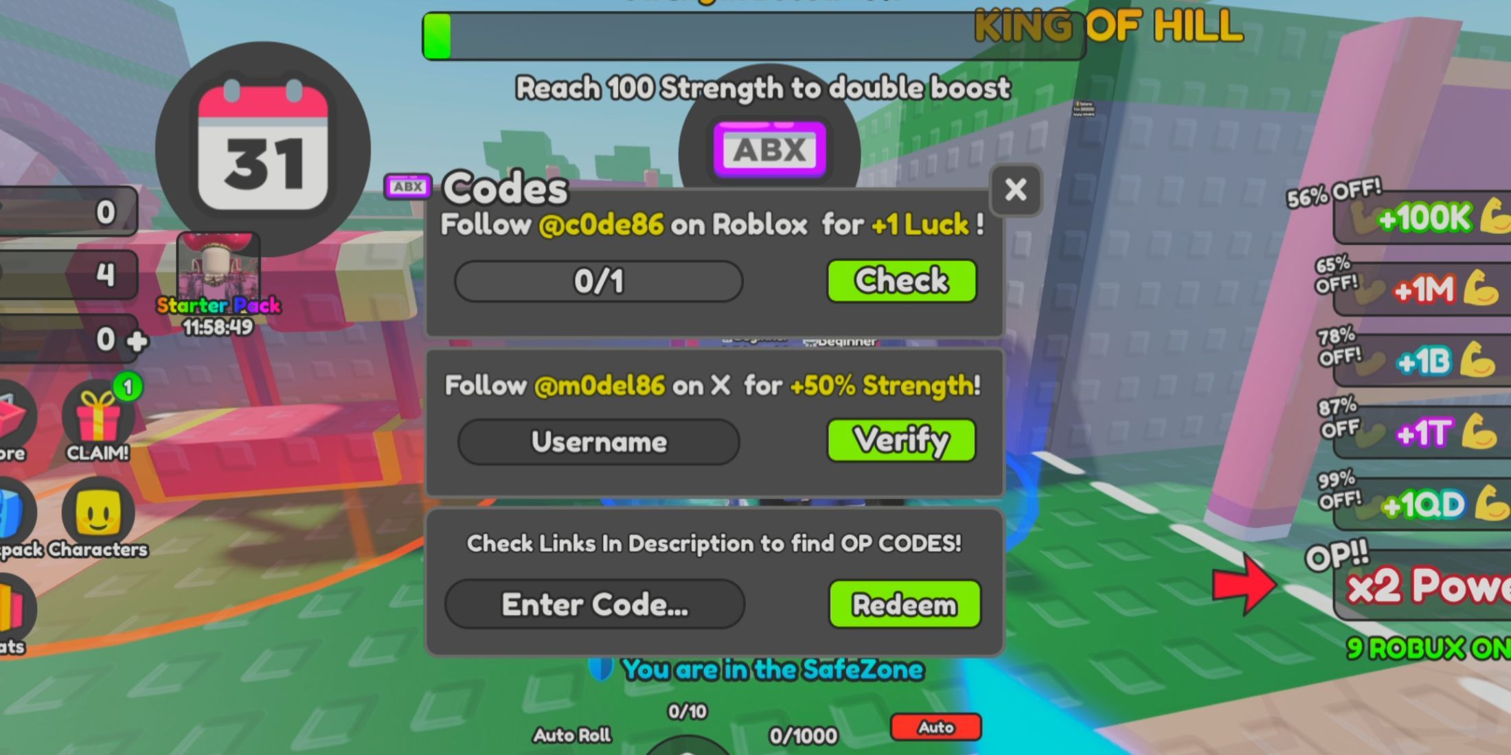 Roblox Anime Training RNG Codes