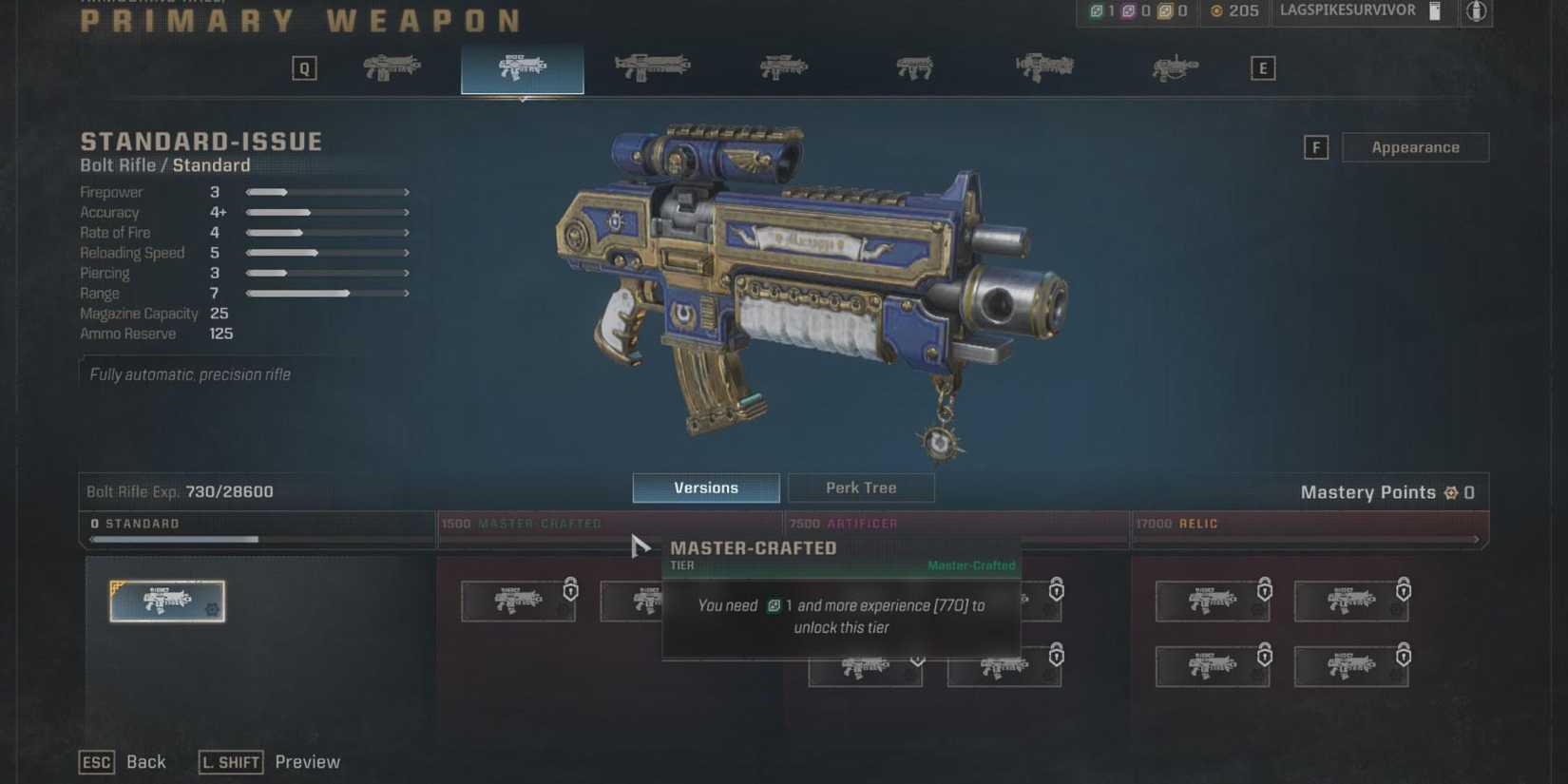 Bolt Rifle in Space Marine 2