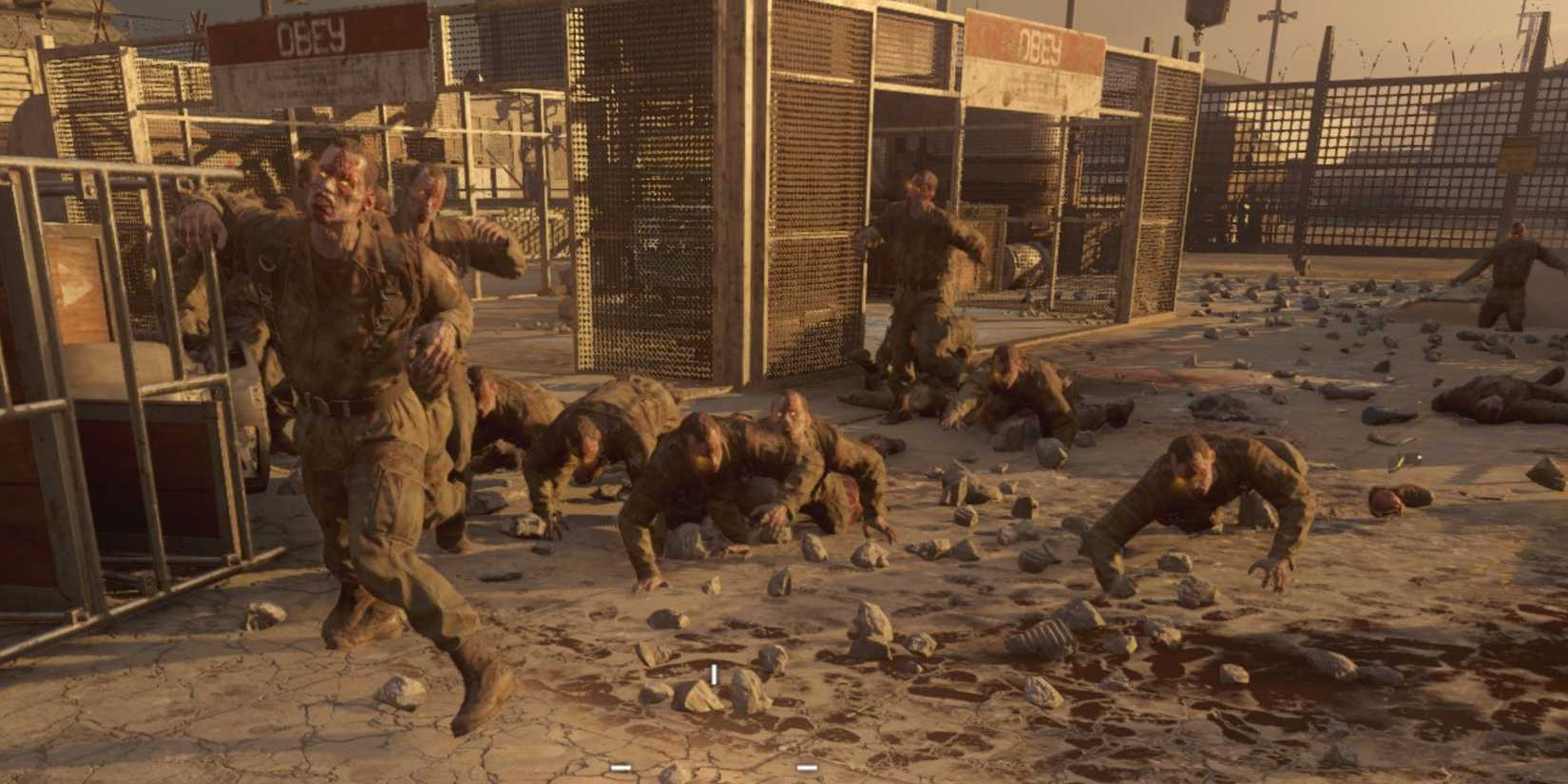 army of zombies and crawlers