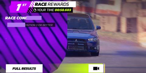 asphalt legends unite completed race